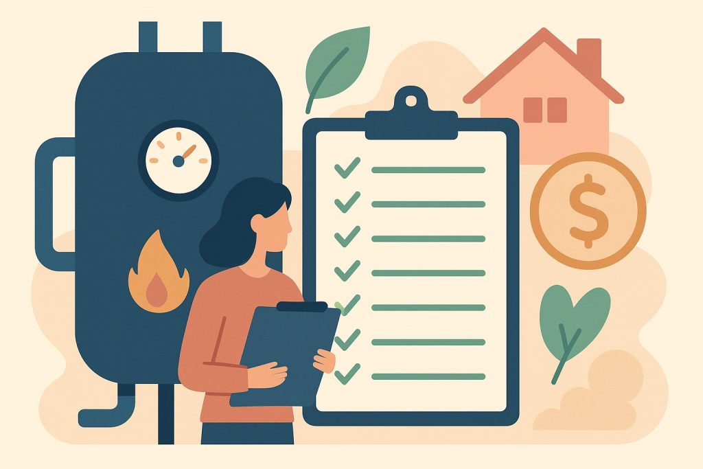 boiler replacement checklist bracknell 2025