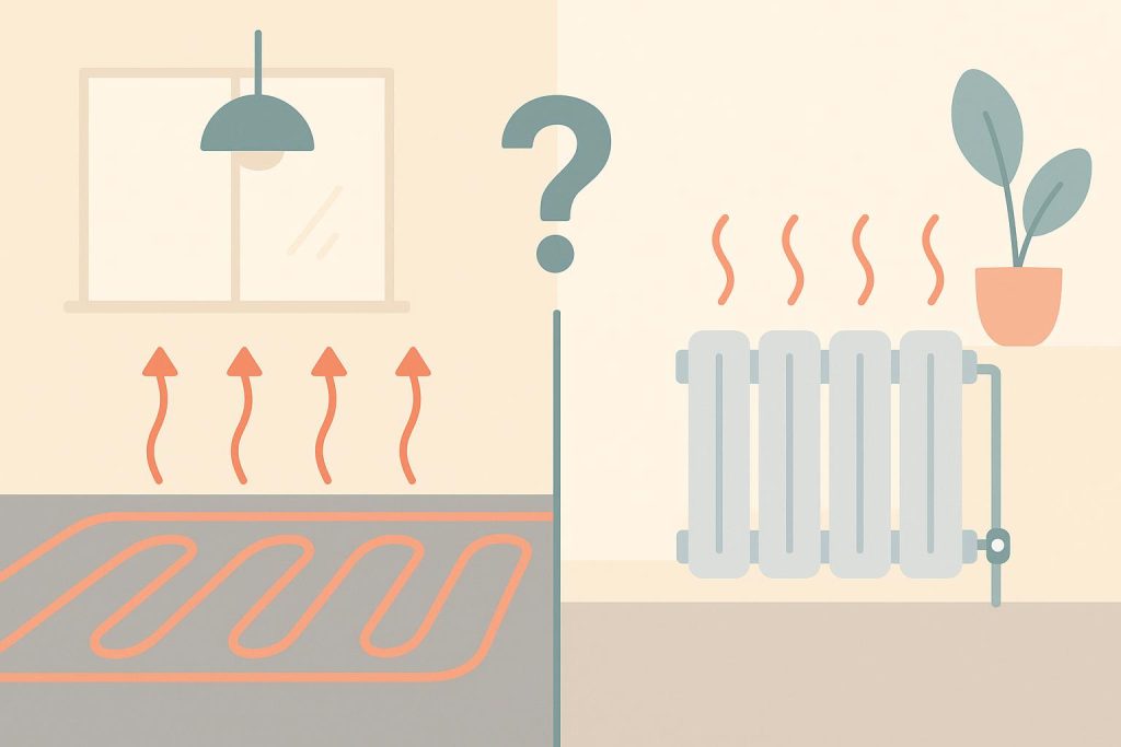 underfloor heating vs radiators